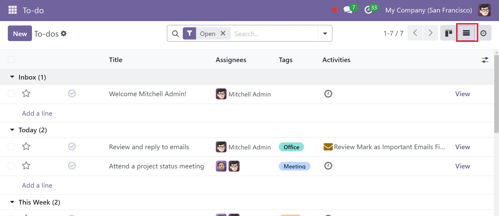 Odoo 18 Project